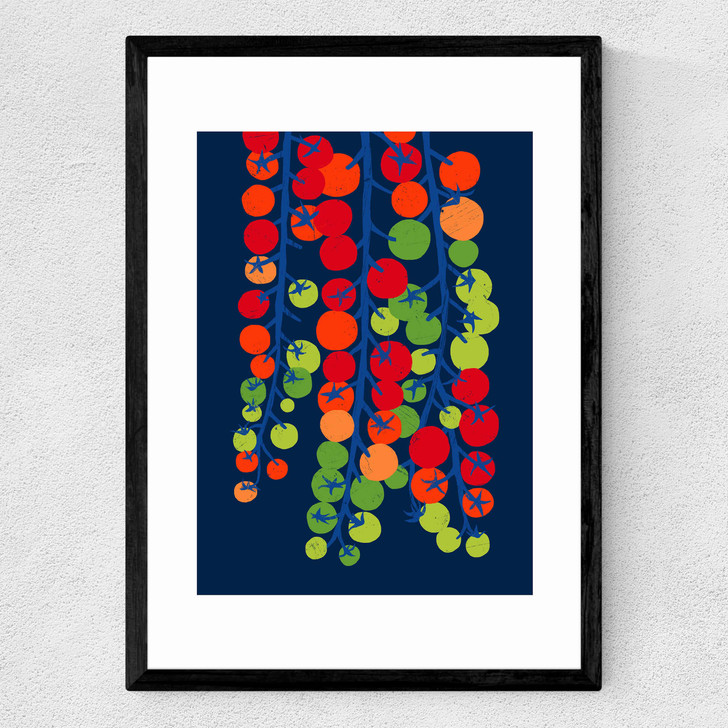Cherry Tomatoes Medium Black Frame