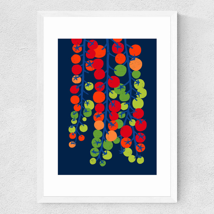 Cherry Tomatoes Medium White Frame
