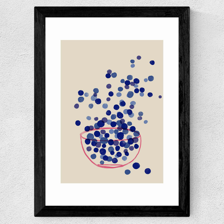 Blueberry Wide Black Frame