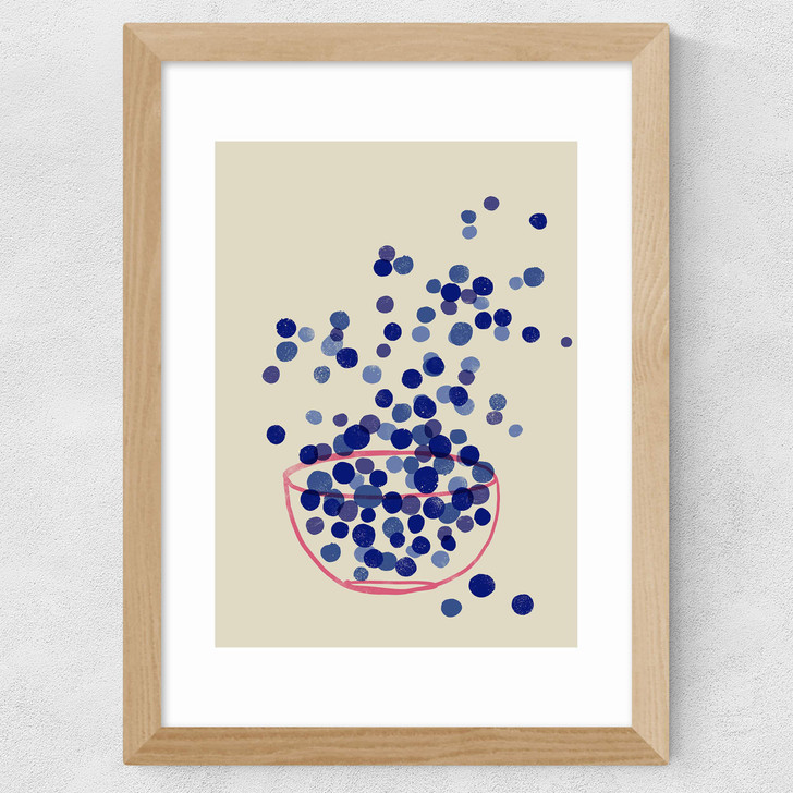 Blueberry Wide Oak Frame
