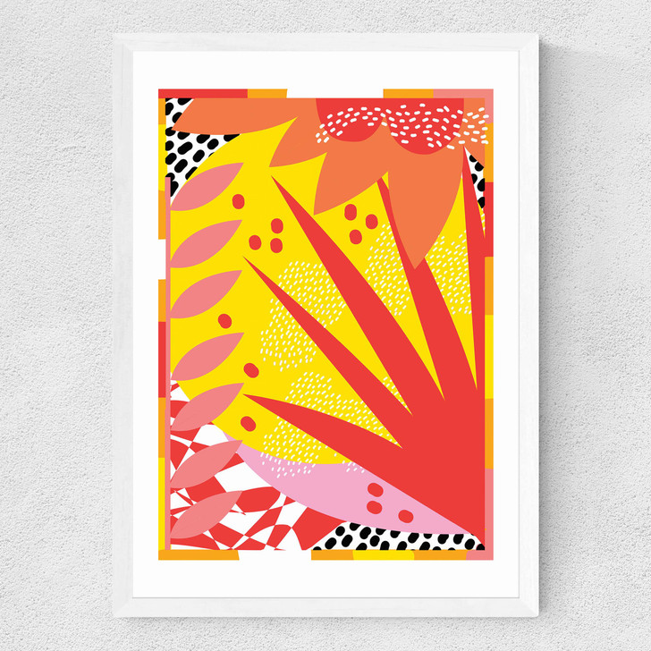 Summer Breeze Medium White Frame