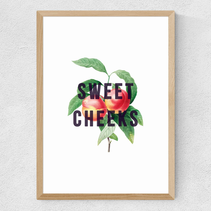 Sweet Cheeks Medium Oak Frame