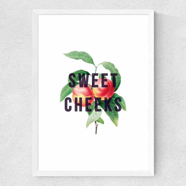 Sweet Cheeks Medium White Frame