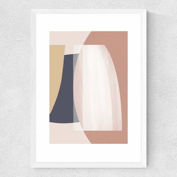 Abstract VI Medium White Frame Abstract VI Medium White Frame