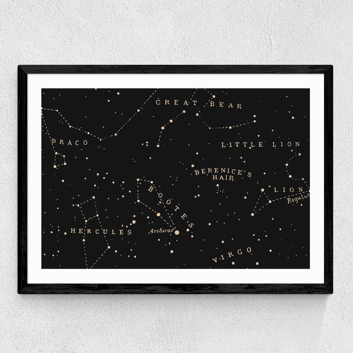 Constellation I Black by Aster Medium Black Frame