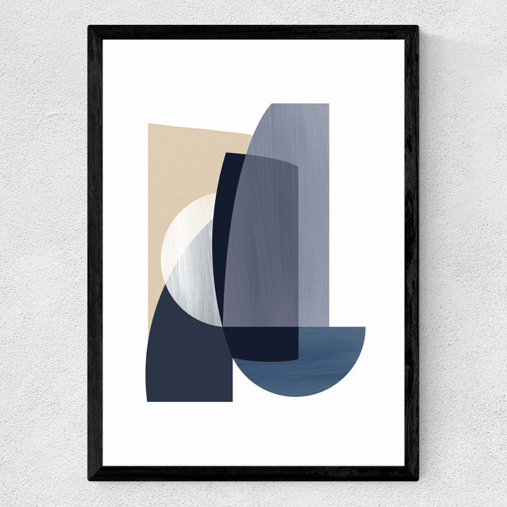 Abstract IV Medium Black Frame