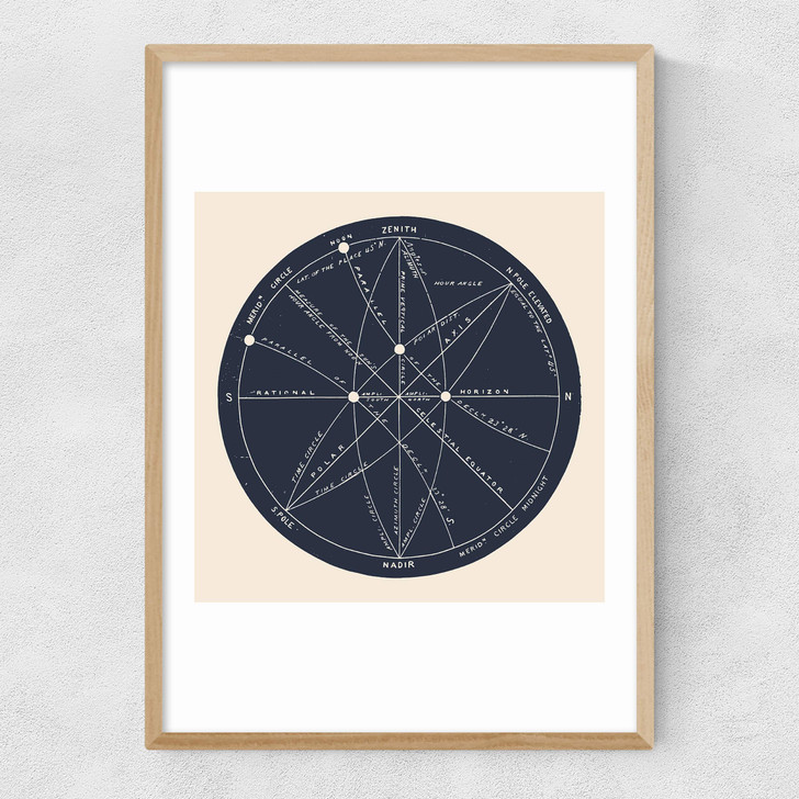 Meridians by Aster Narrow Oak Frame