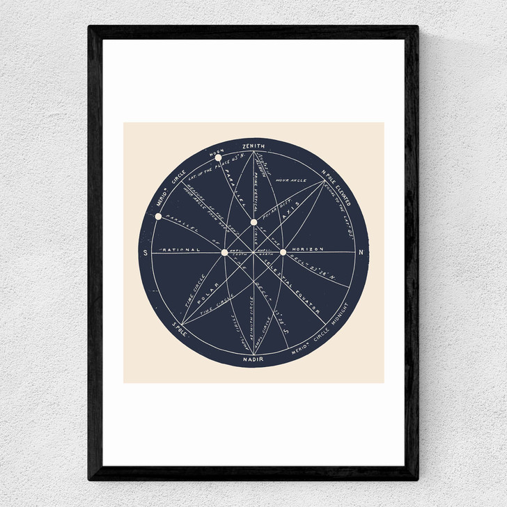 Meridians by Aster Medium Black Frame