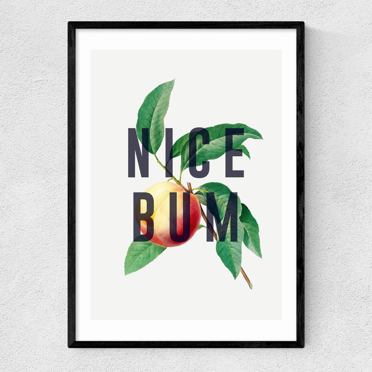 Nice Bum Narrow Black Frame