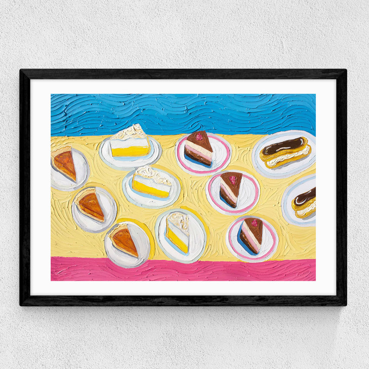 Table of Dessert After Wayne Thiebaud