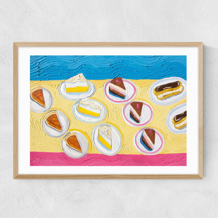 Table of Dessert After Wayne Thiebaud