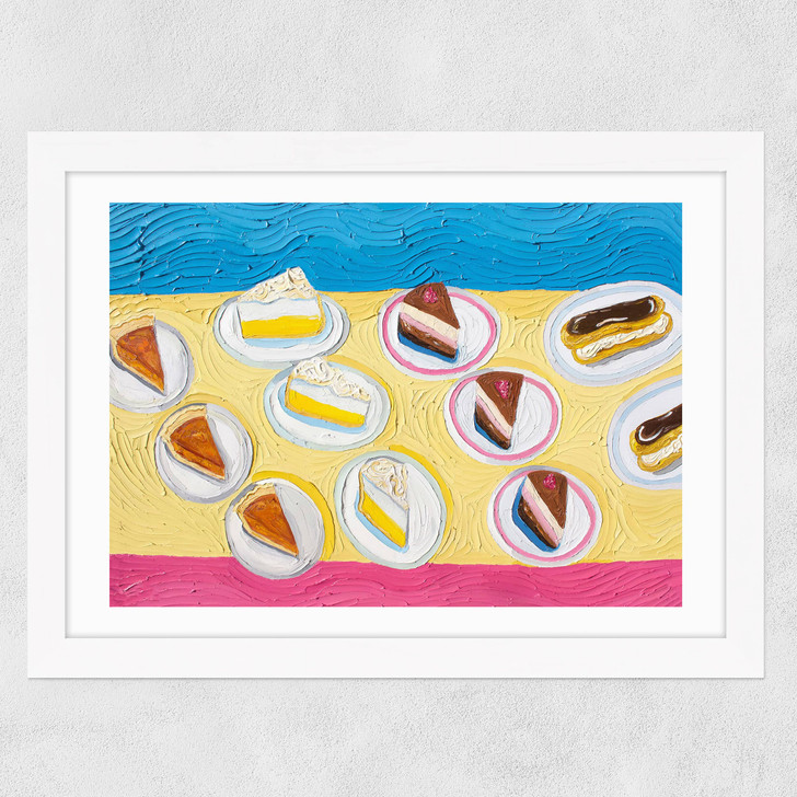Table of Dessert After Wayne Thiebaud