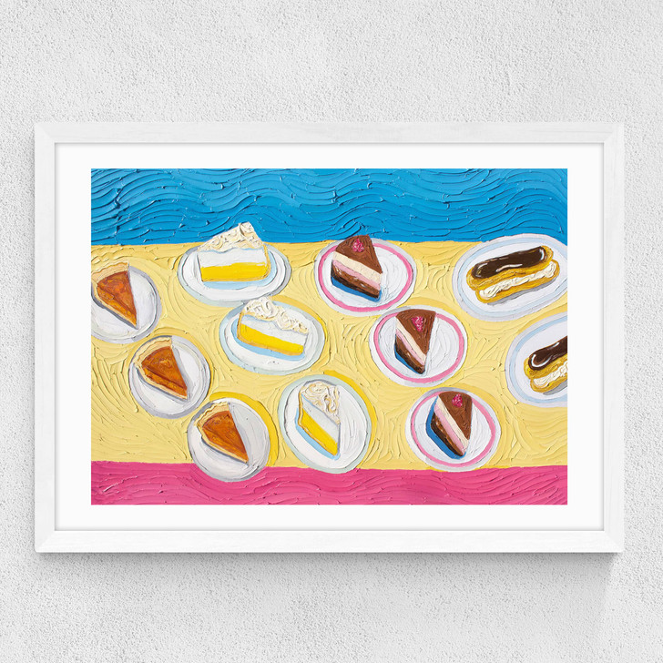 Table of Dessert After Wayne Thiebaud