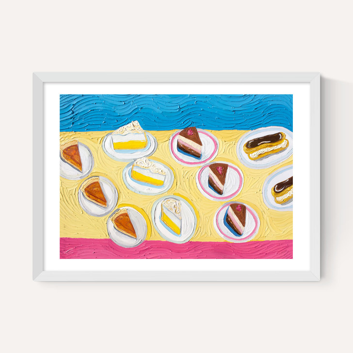 Table of Dessert After Wayne Thiebaud