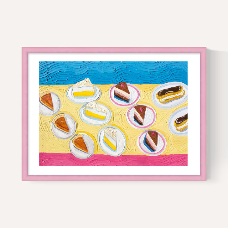 Table of Dessert After Wayne Thiebaud