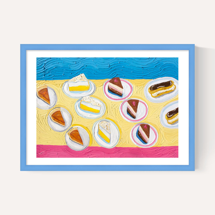 Table of Dessert After Wayne Thiebaud