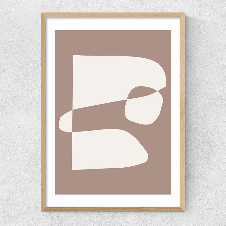 Silhouette brown Narrow Oak Frame