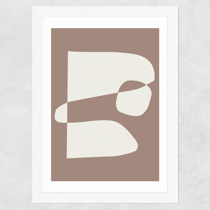 Silhouette brown Wide White Frame