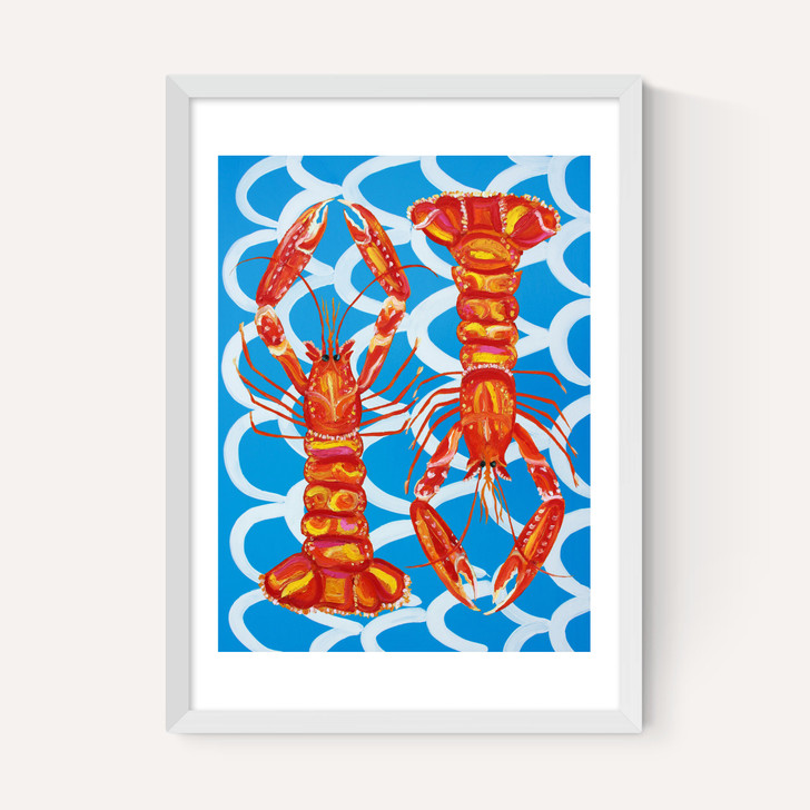 Langoustines on Blue Wavey