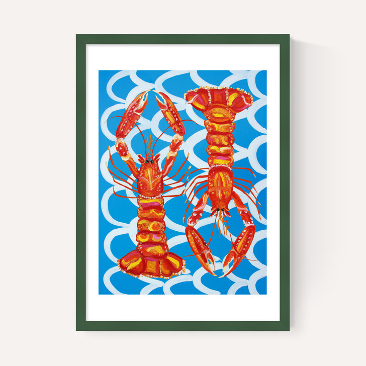 Langoustines on Blue Wavey