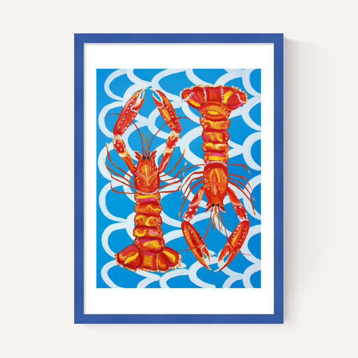 Langoustines on Blue Wavey