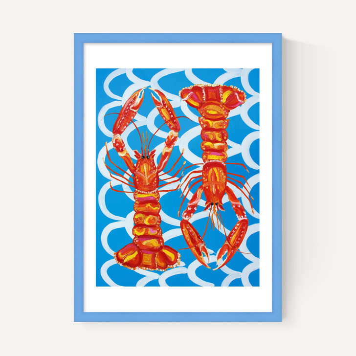 Langoustines on Blue Wavey