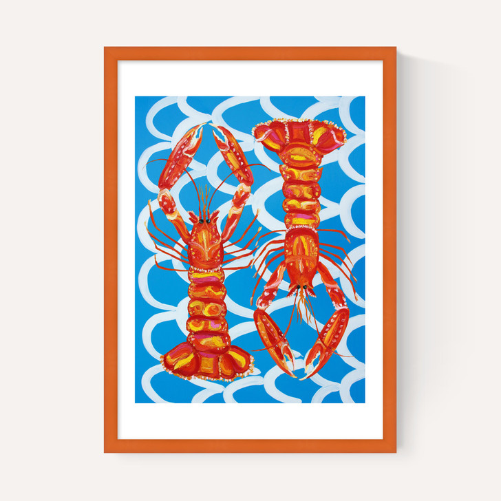 Langoustines on Blue Wavey