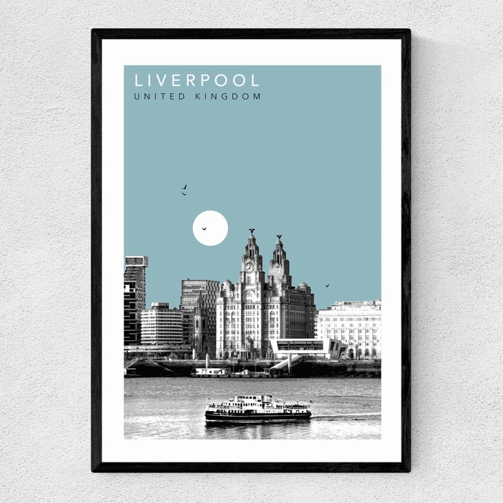 Liverpool Cityscape by Becks Norf Design
