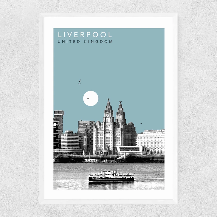 Liverpool Cityscape by Becks Norf Design