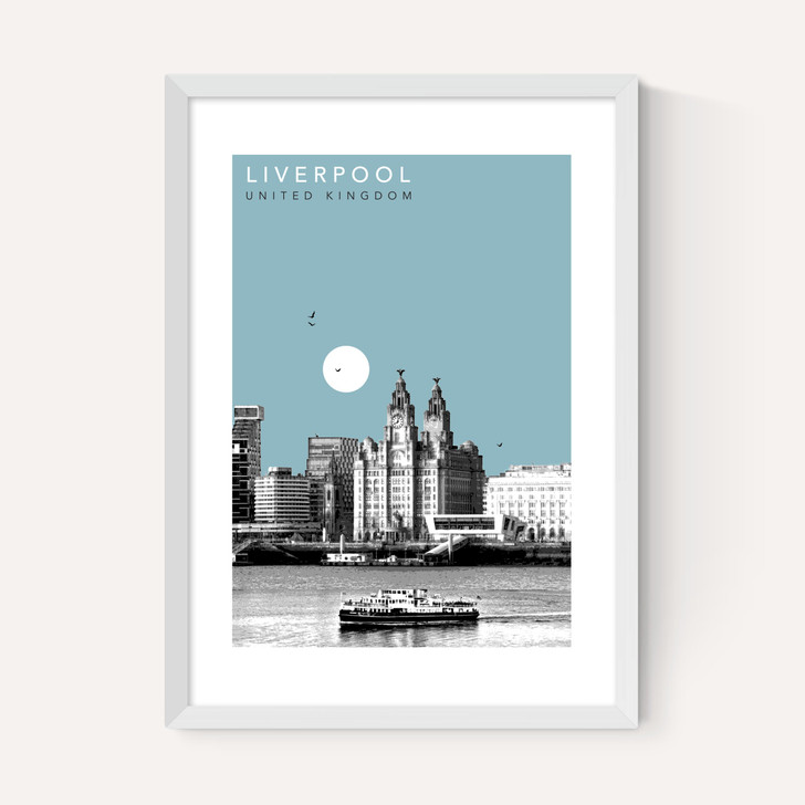 Liverpool Cityscape by Becks Norf Design