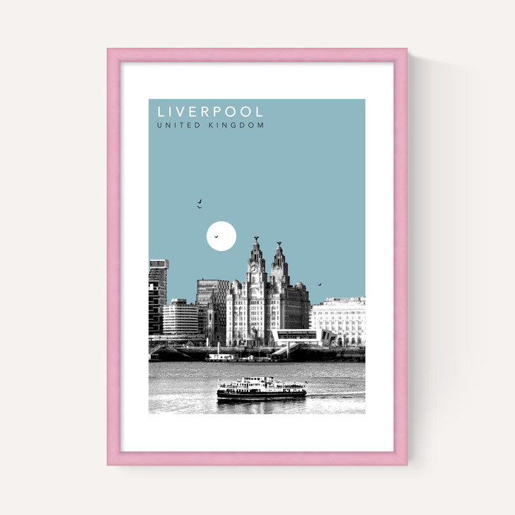 Liverpool Cityscape by Becks Norf Design