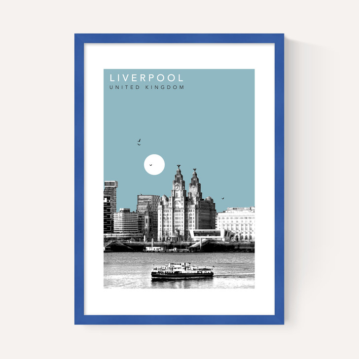 Liverpool Cityscape by Becks Norf Design