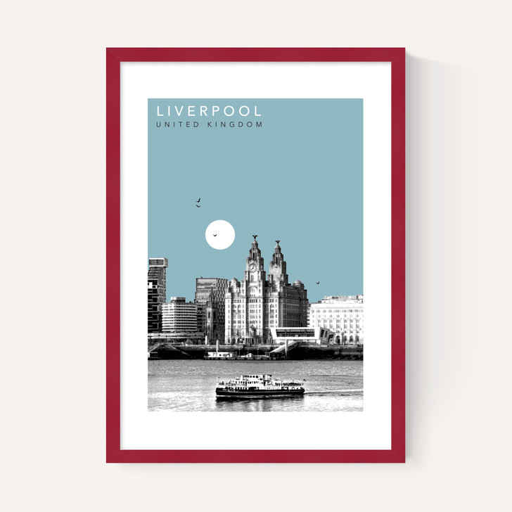 Liverpool Cityscape by Becks Norf Design