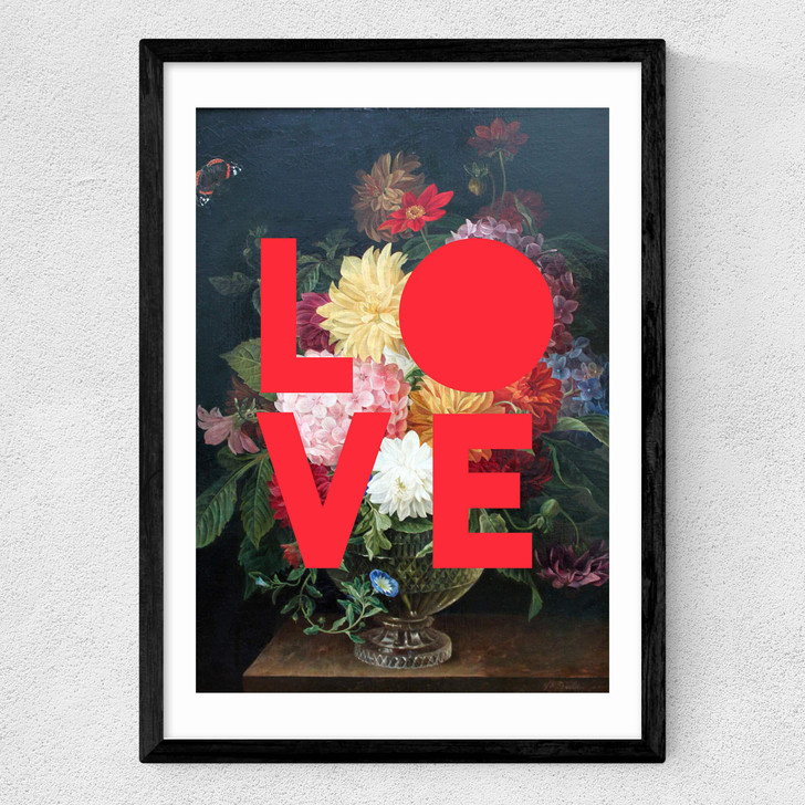 LOVE Medium Black Frame LOVE Medium Black Frame
