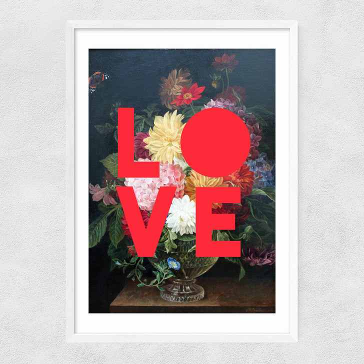 LOVE Narrow White Frame LOVE Narrow White Frame
