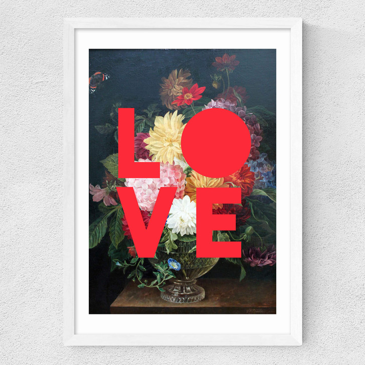 LOVE Medium White Frame LOVE Medium White Frame