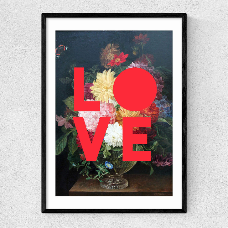 LOVE Narrow Black Frame