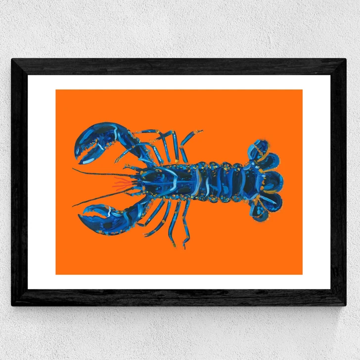 Lobster on Orange
