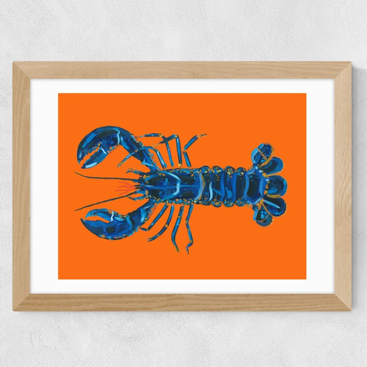 Lobster on Orange