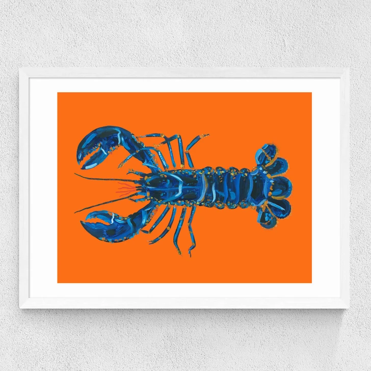 Lobster on Orange