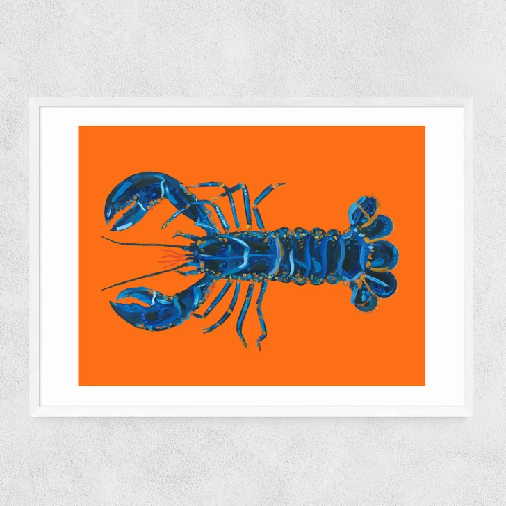 Lobster on Orange