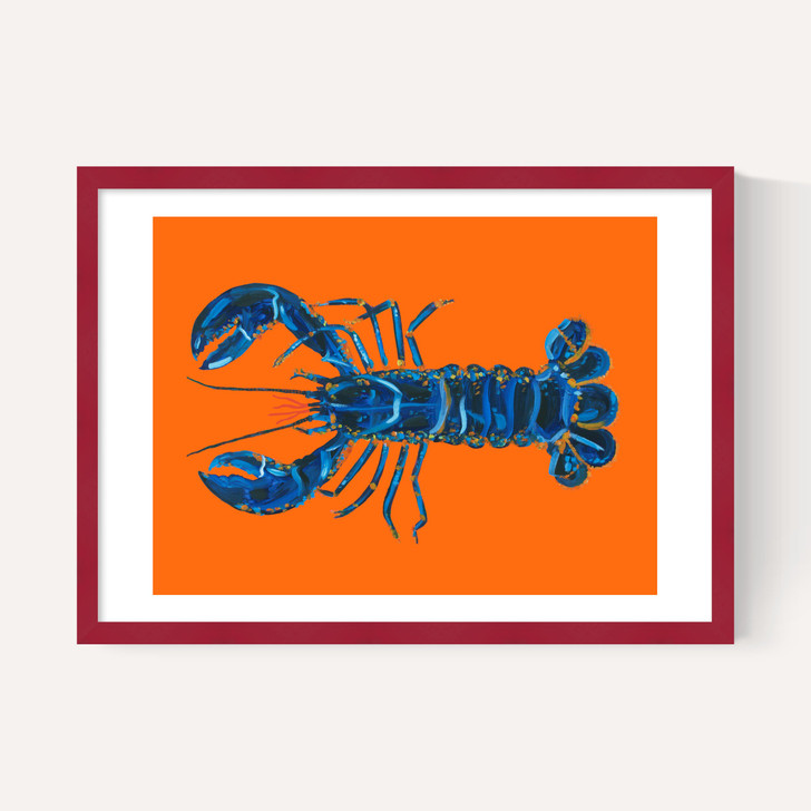 Lobster on Orange