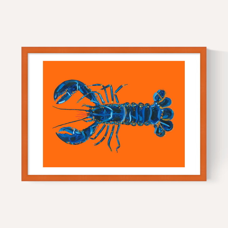 Lobster on Orange