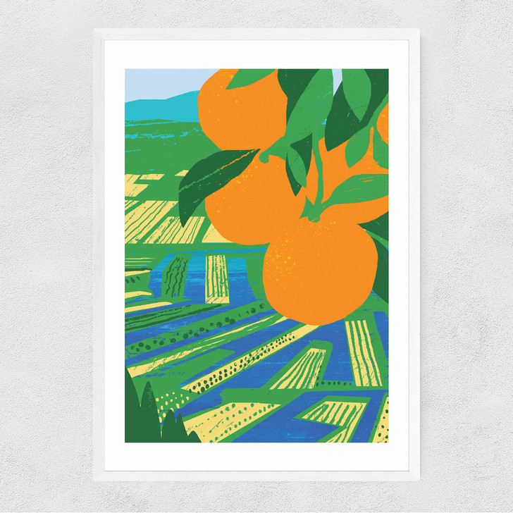 Delta Narrow White Frame