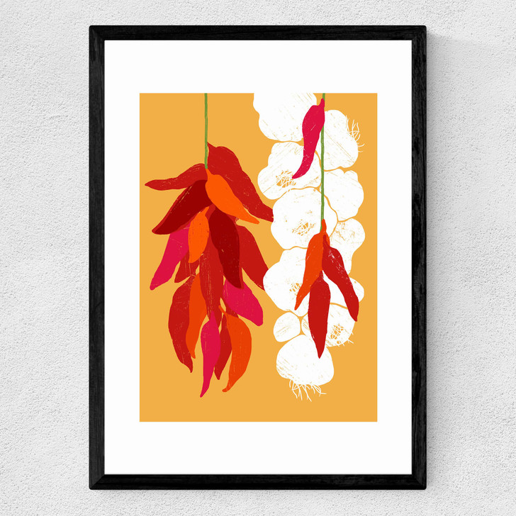Ristras Medium Black Frame