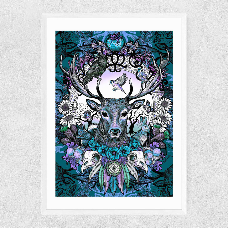 Stag Narrow White Frame
