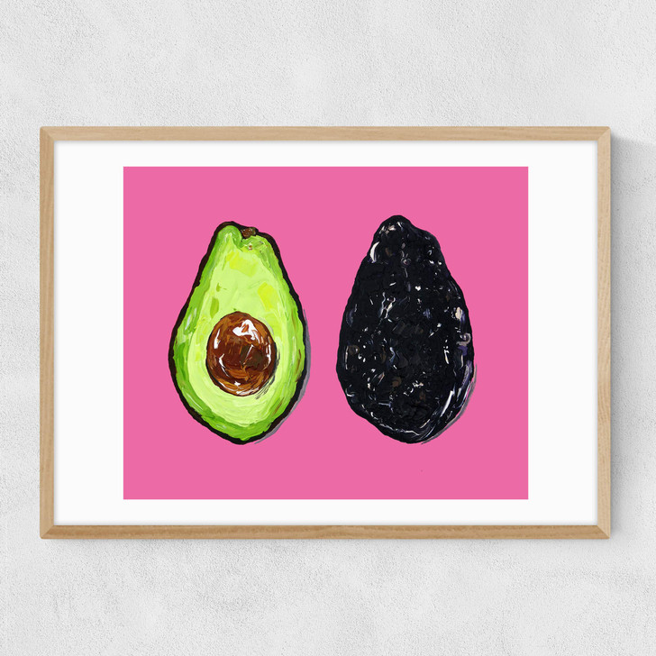 Avocados Narrow Oak Frame