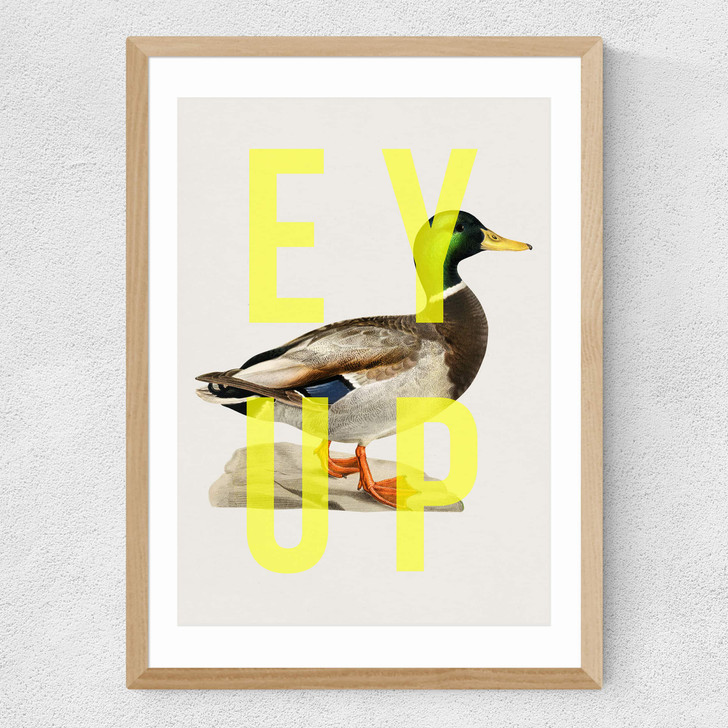 Ey Up Duck Medium Oak Frame Ey Up Duck Medium Oak Frame
