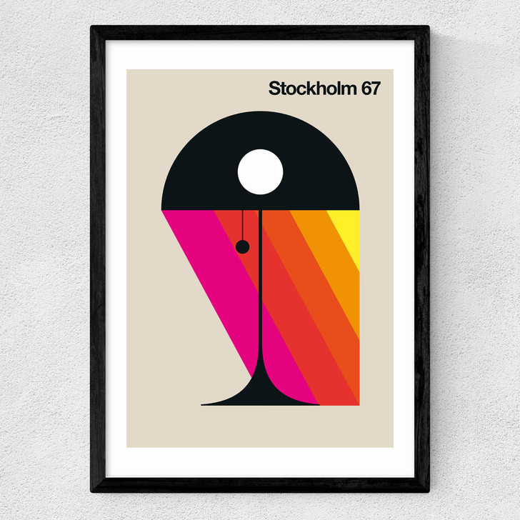 Stockholm 67 Medium Black Frame