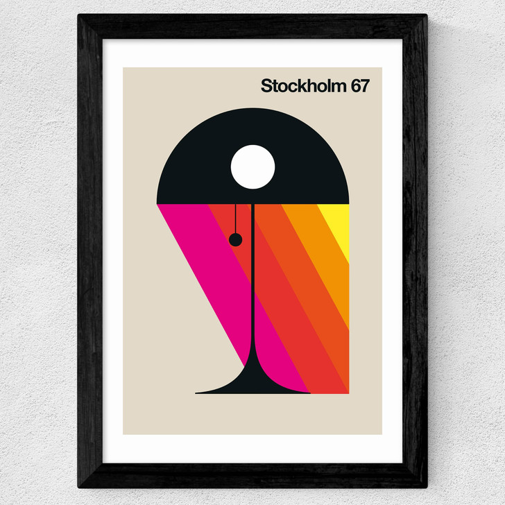 Stockholm 67 Wide Black Frame